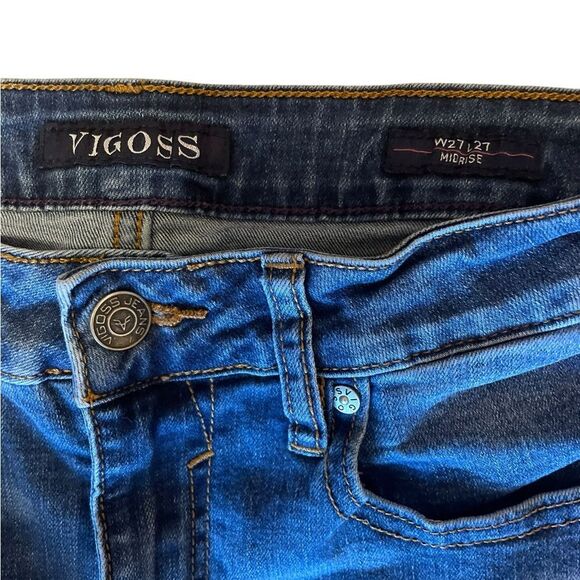 Vigoss Marley Super Skinny Jeans Mid Rise Womens Size 27 - Picture 5 of 9